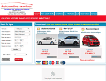 Tablet Screenshot of location-voiture-aumaroc.com